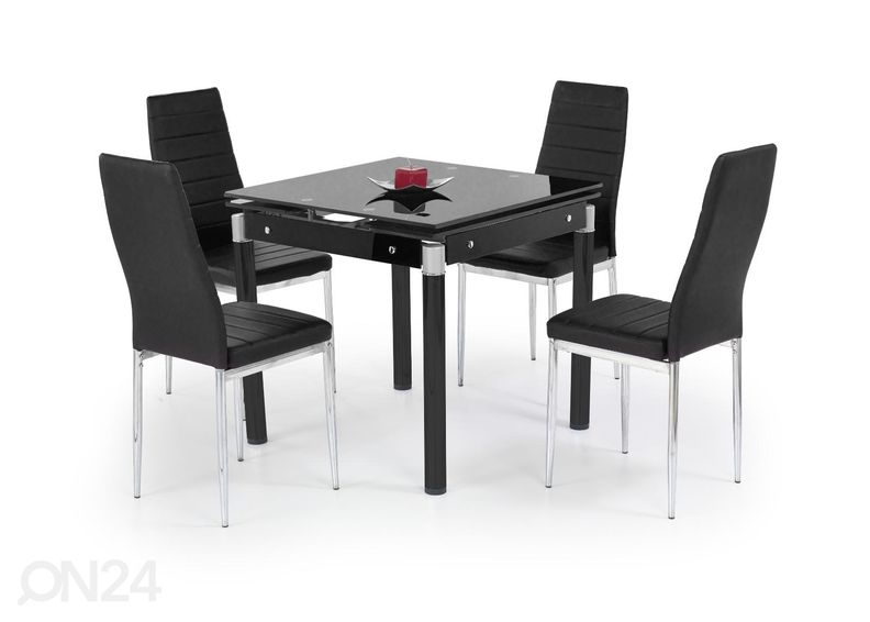 Jatkettava ruokapöytä 80/130x80 cm kuvasuurennos