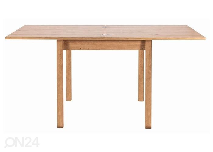 Jatkettava ruokapöytä 80-160x80 cm kuvasuurennos