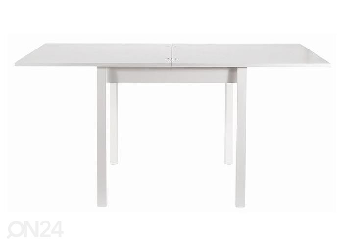 Jatkettava ruokapöytä 80-160x80 cm kuvasuurennos