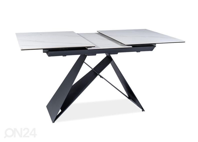 Jatkettava ruokapöytä 80x120-160 cm kuvasuurennos