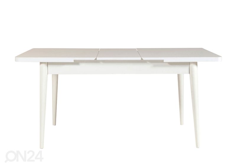 Jatkettava ruokapöytä 80x130-165 cm + 2 tuolia + 2 penkkiä kuvasuurennos