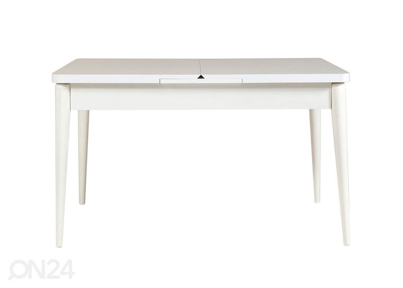 Jatkettava ruokapöytä 80x130-165 cm + 2 tuolia + 2 penkkiä kuvasuurennos