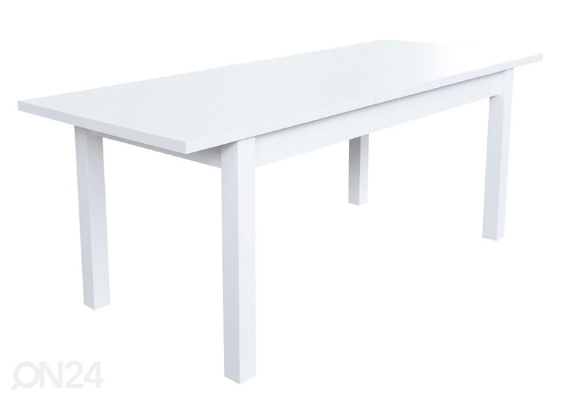 Jatkettava ruokapöytä 80x160-200 cm + 6 tuolia kuvasuurennos