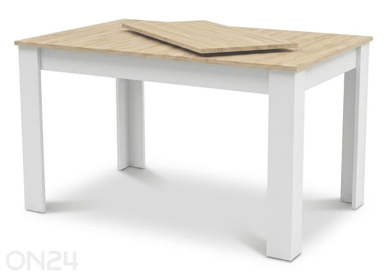Jatkettava ruokapöytä 80x160 cm kuvasuurennos