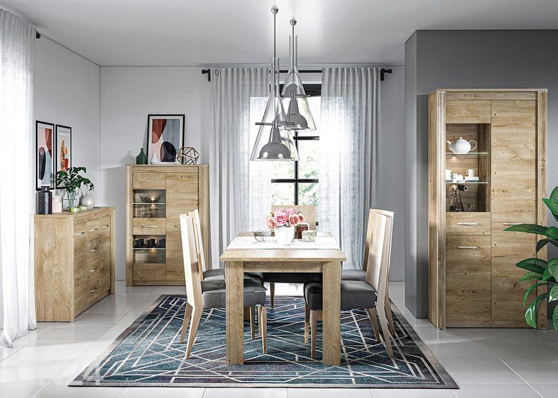 Jatkettava ruokapöytä 82x140-180 cm kuvasuurennos