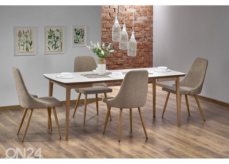 Jatkettava ruokapöytä 90/190x80 cm kuvasuurennos
