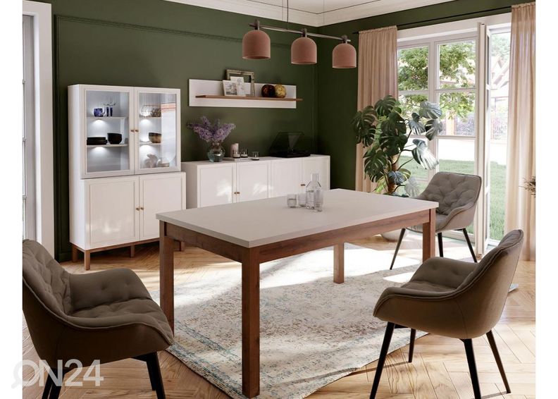 Jatkettava ruokapöytä 90x160/207 cm kuvasuurennos