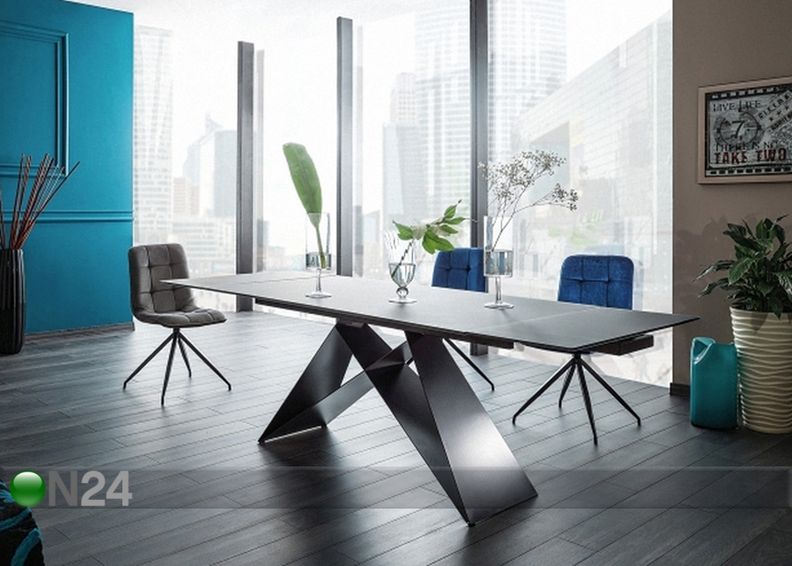 Jatkettava ruokapöytä 90x160-240 cm kuvasuurennos