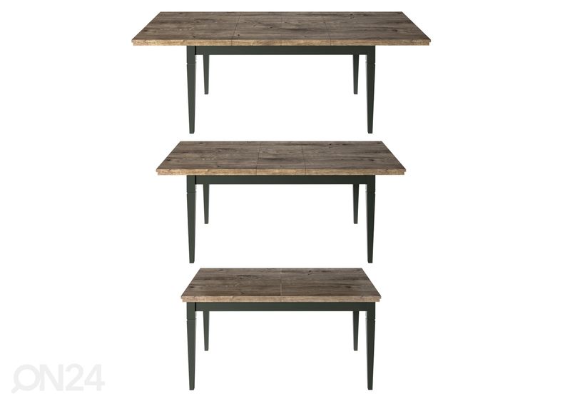 Jatkettava ruokapöytä 90x160-240 cm kuvasuurennos
