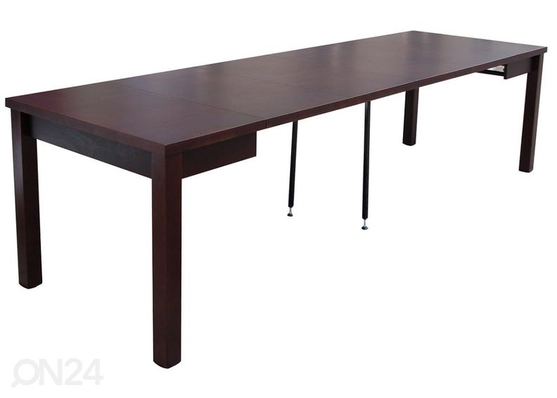 Jatkettava ruokapöytä 90x90-240 cm + 4 tuolia kuvasuurennos