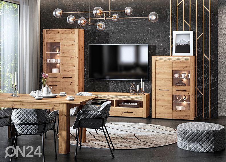 Jatkettava ruokapöytä Arda 82x140/180cm kuvasuurennos