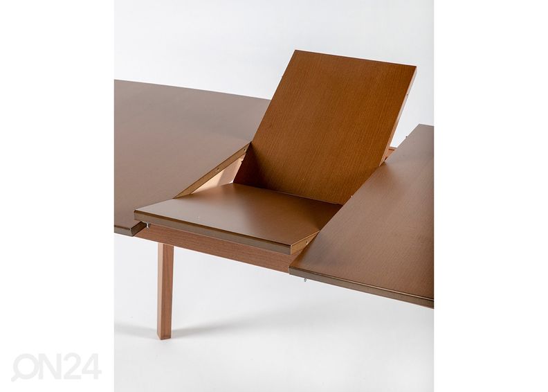 Jatkettava ruokapöytä Bari 80x120-150 cm ja 4 tuolia PARMA, pähkinä kuvasuurennos