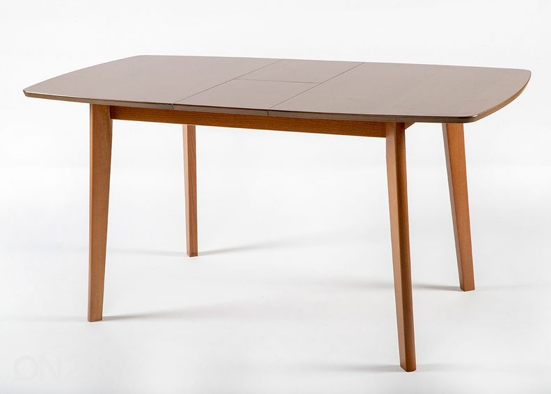 Jatkettava ruokapöytä Bari 80x120-150 cm ja 4 tuolia PARMA, pähkinä kuvasuurennos