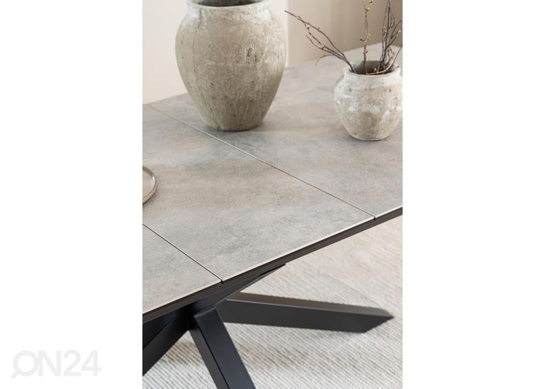 Jatkettava ruokapöytä Beira 100x200/240 cm kuvasuurennos