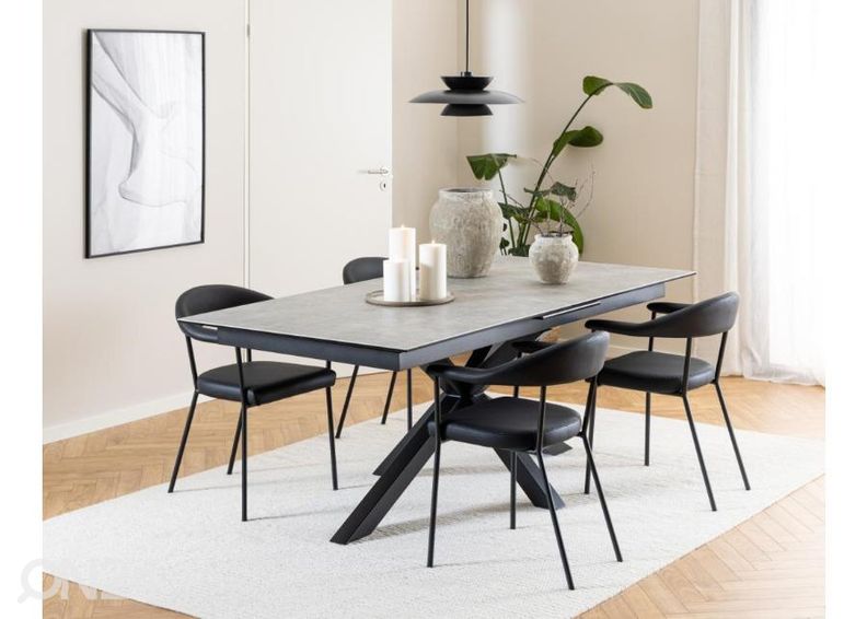 Jatkettava ruokapöytä Beira 100x200/240 cm kuvasuurennos