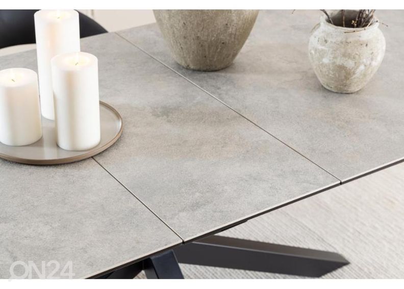 Jatkettava ruokapöytä Beira 100x200/240 cm kuvasuurennos