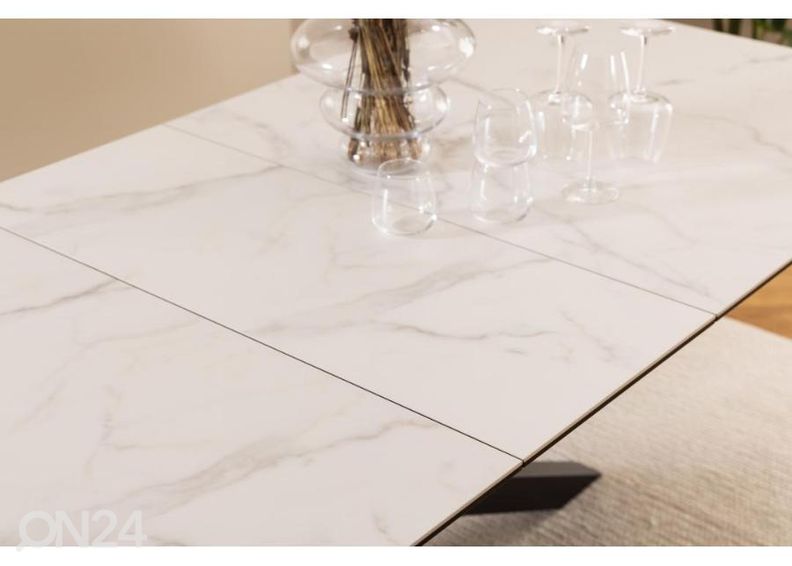 Jatkettava ruokapöytä Beira 100x200/240 cm kuvasuurennos