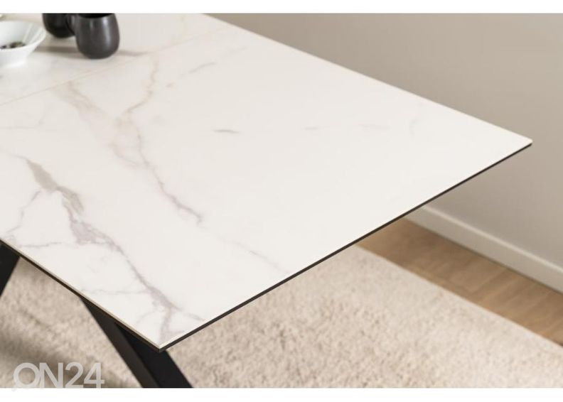 Jatkettava ruokapöytä Beira 90x168/210 cm kuvasuurennos