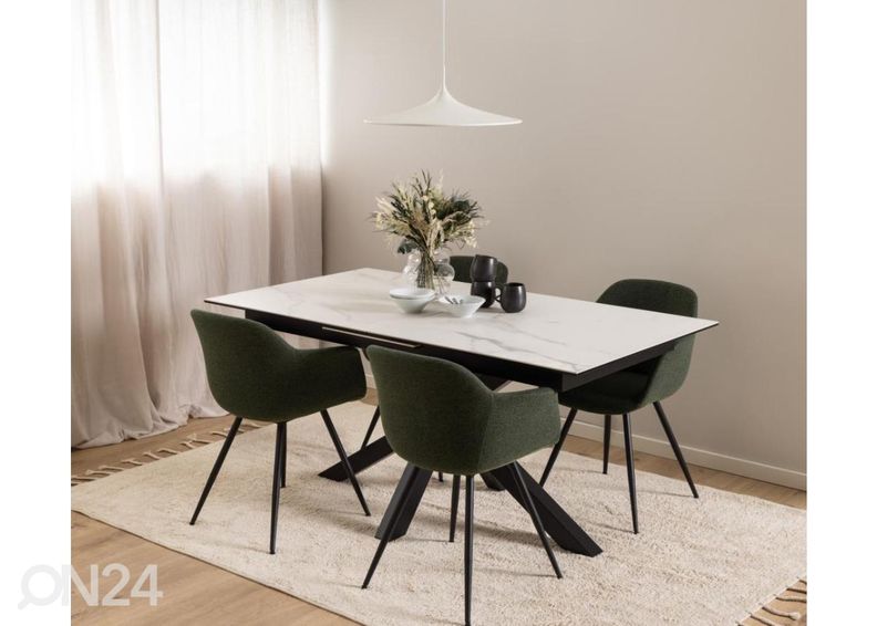 Jatkettava ruokapöytä Beira 90x168/210 cm kuvasuurennos