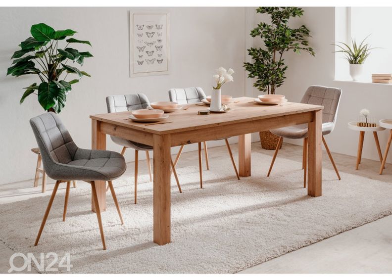 Jatkettava ruokapöytä Bergen 90x160/215 cm, artisan kuvasuurennos
