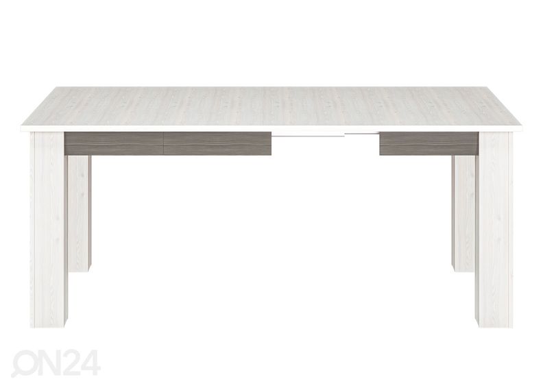 Jatkettava ruokapöytä Bianca 76x101/141/181cm kuvasuurennos