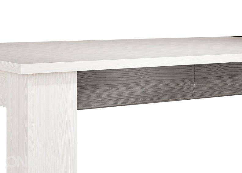 Jatkettava ruokapöytä Bianca 76x101/141/181cm kuvasuurennos