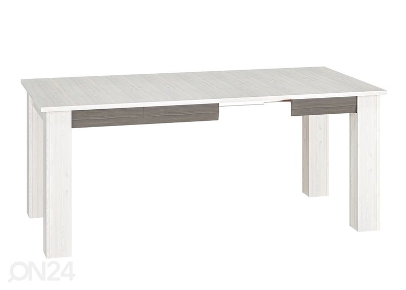 Jatkettava ruokapöytä Bianca 76x101/141/181cm kuvasuurennos