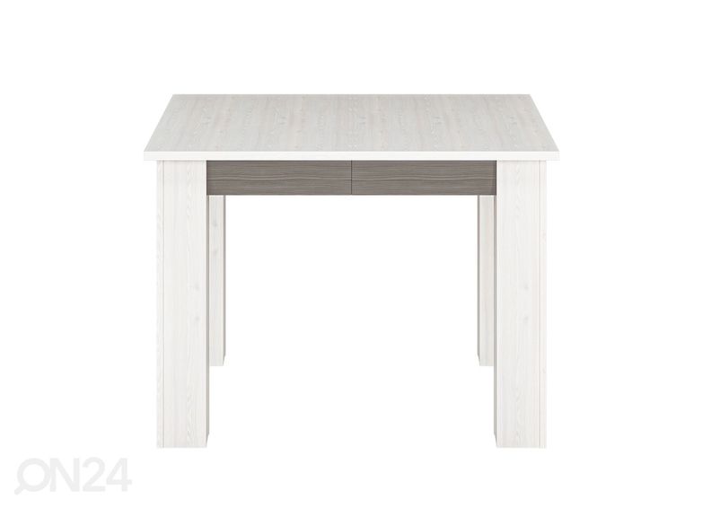 Jatkettava ruokapöytä Bianca 76x101/141/181cm kuvasuurennos