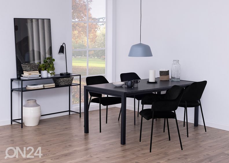 Jatkettava ruokapöytä Bicca 90/170/250x90 cm kuvasuurennos