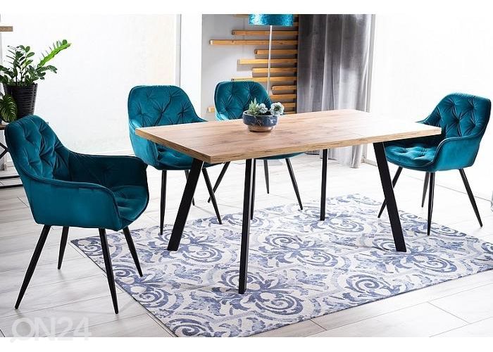 Jatkettava ruokapöytä Brick 120-160x80 cm kuvasuurennos