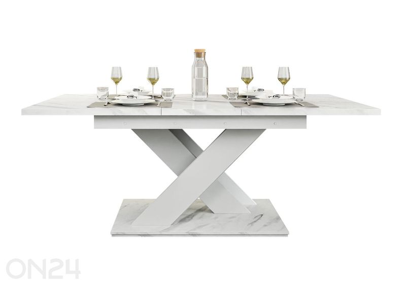 Jatkettava ruokapöytä Bronx 80x140/180 cm kuvasuurennos