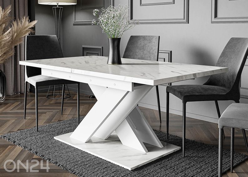 Jatkettava ruokapöytä Bronx 80x140/180 cm kuvasuurennos