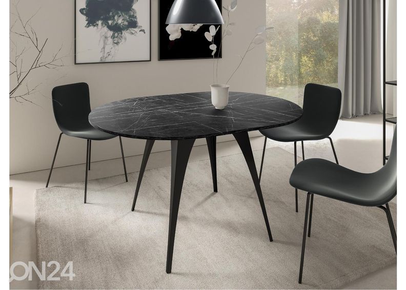 Jatkettava ruokapöytä Carmen 100x100-138 cm kuvasuurennos