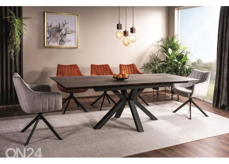 Jatkettava ruokapöytä Christopher 160-240x90 cm kuvasuurennos