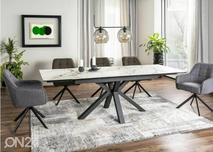 Jatkettava ruokapöytä Christopher 160-240x90 cm kuvasuurennos