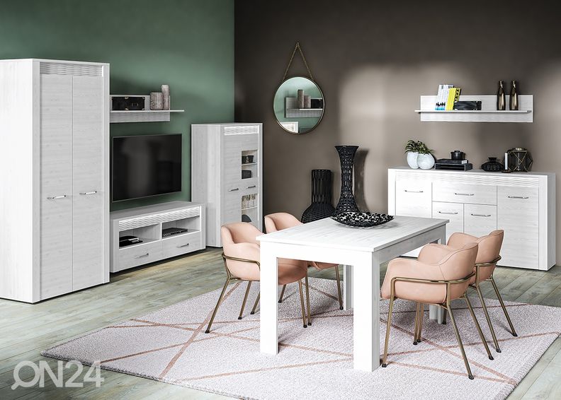 Jatkettava ruokapöytä Claire 82x140-180 cm kuvasuurennos