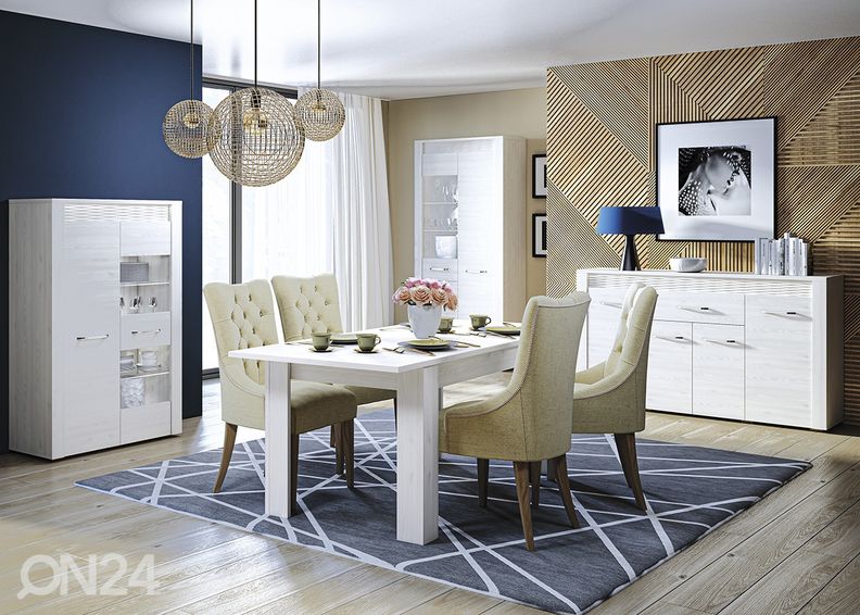 Jatkettava ruokapöytä Claire 82x140-180 cm kuvasuurennos