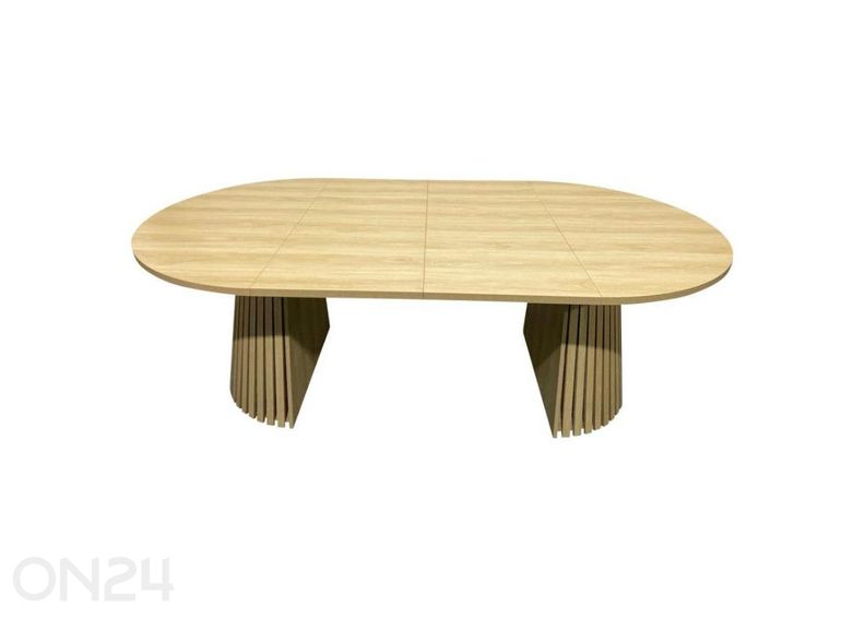 Jatkettava ruokapöytä Cristelle 120x120/220 cm kuvasuurennos