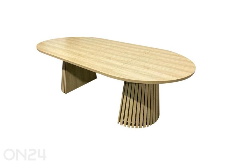 Jatkettava ruokapöytä Cristelle 120x120/220 cm kuvasuurennos