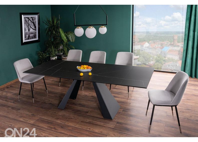 Jatkettava ruokapöytä Dali 160-240x90 cm kuvasuurennos