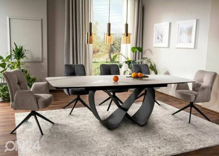 Jatkettava ruokapöytä Destiny 160-240x95 cm kuvasuurennos