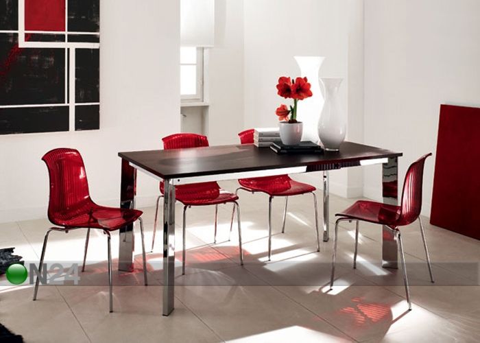 Jatkettava ruokapöytä EVO 80x130-170 cm kuvasuurennos