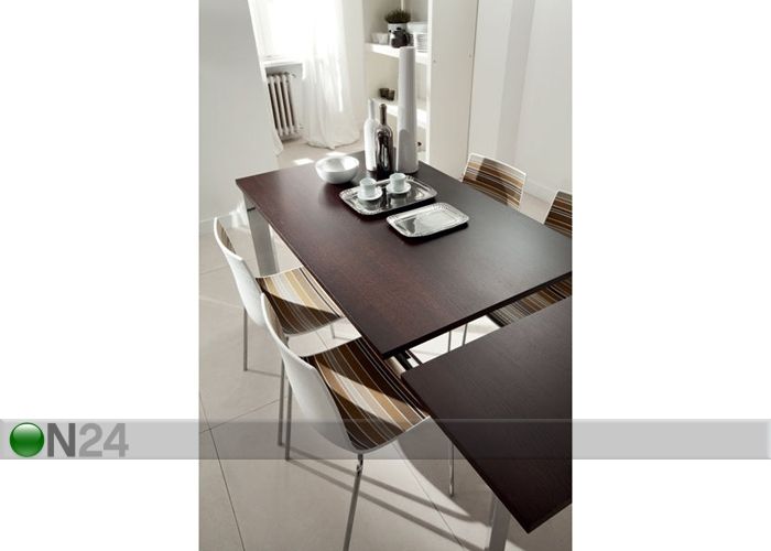 Jatkettava ruokapöytä EVO 80x130-170 cm kuvasuurennos
