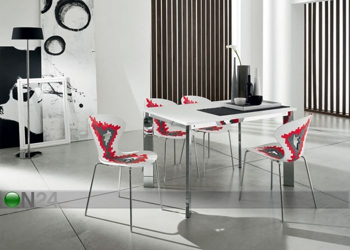 Jatkettava ruokapöytä EVO 80x130-170 cm kuvasuurennos