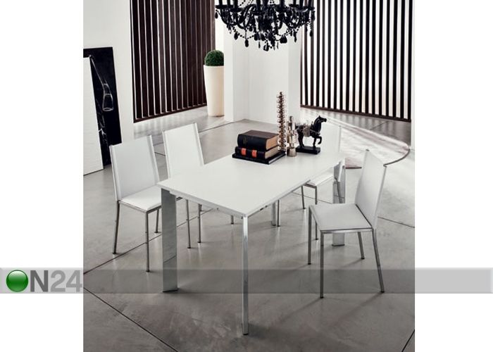 Jatkettava ruokapöytä EVO 80x130-170 cm kuvasuurennos