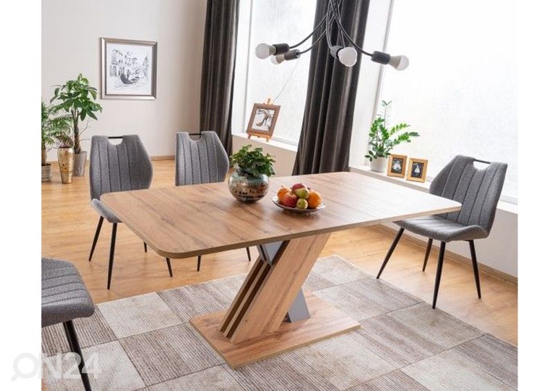 Jatkettava ruokapöytä Excellent 140-180x85 cm kuvasuurennos