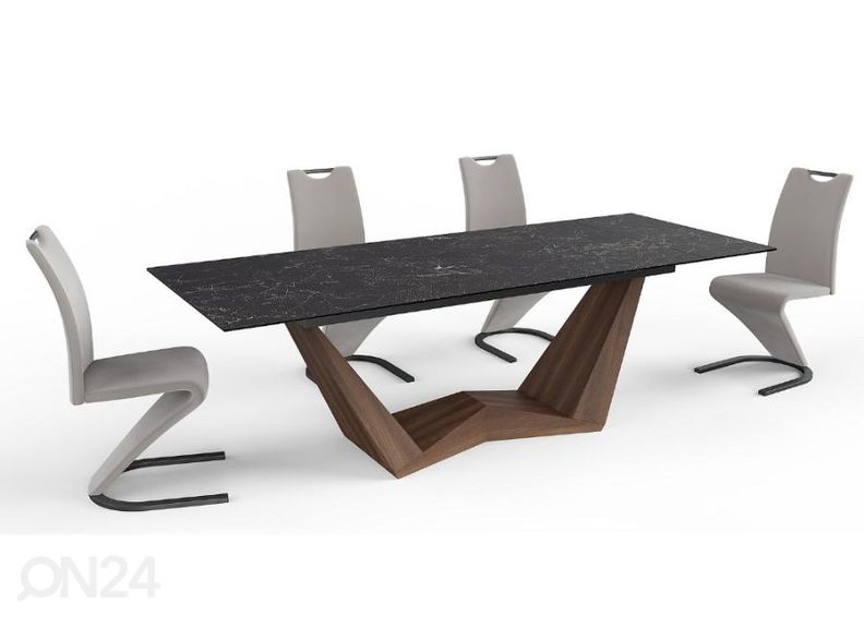 Jatkettava ruokapöytä Ferruccio 200-250x98 cm kuvasuurennos