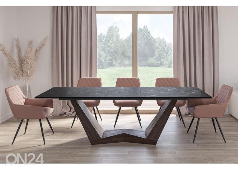 Jatkettava ruokapöytä Ferruccio 200-250x98 cm kuvasuurennos