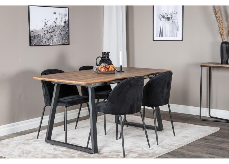 Jatkettava ruokapöytä Inca 160/200x85 cm kuvasuurennos