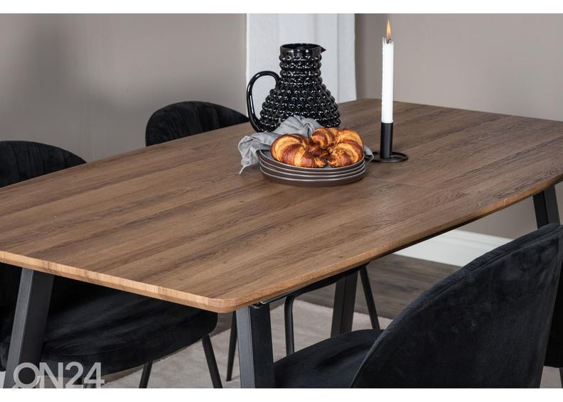 Jatkettava ruokapöytä Inca 160/200x85 cm kuvasuurennos